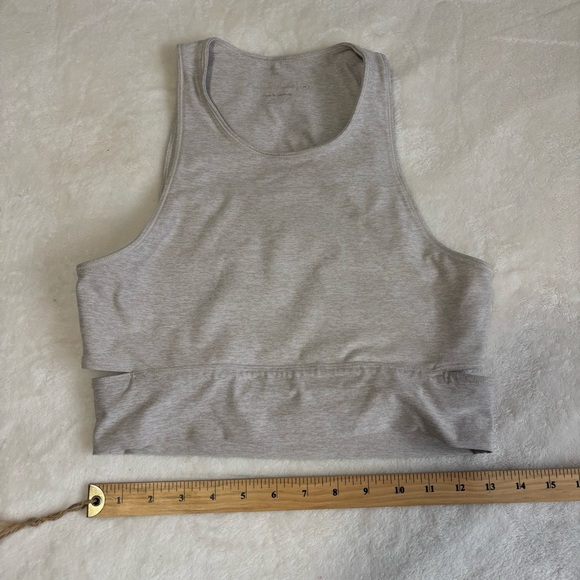 Outdoor Voices Other - Outdoor Voices heathered Gray longline Sports Bra